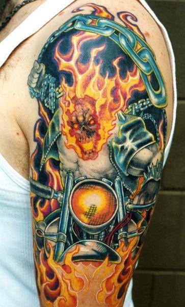 40 Amazing Motorcycle Tattoos