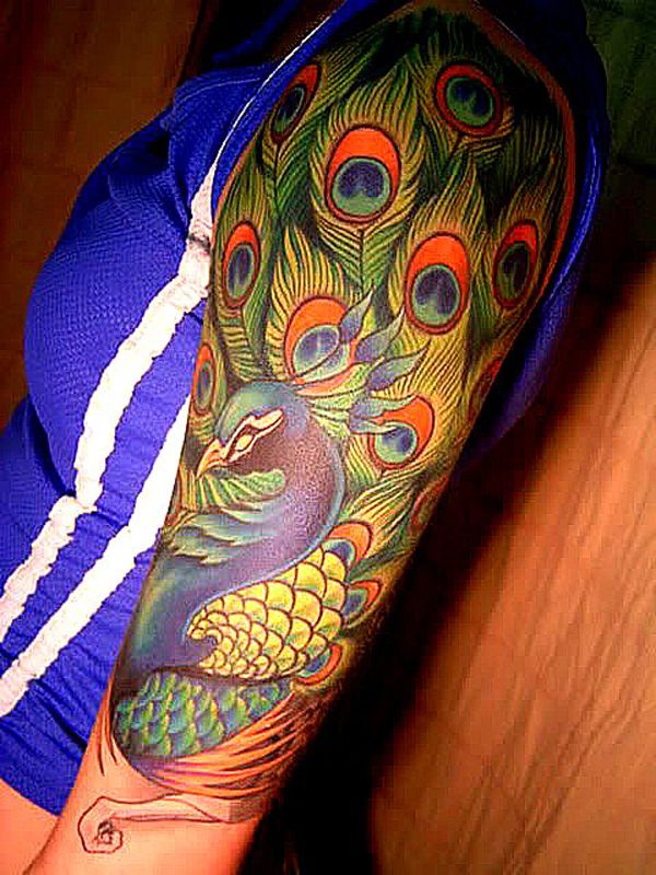55+ Vibrant Peacock Tattoo Designs | Art and Design
