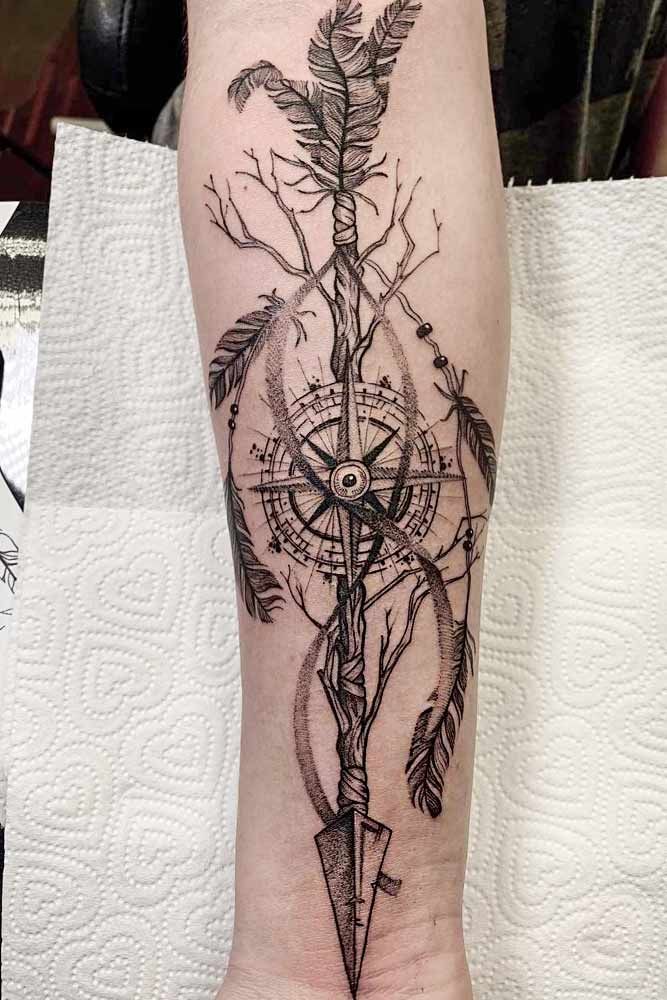 22 Amazing And Unforgettable Arrow Tattoo Designs