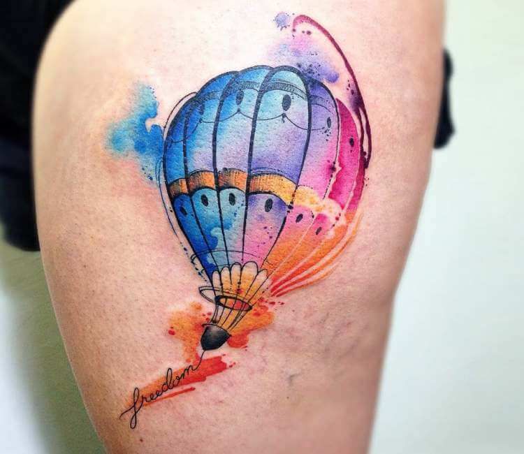 Photo - Hot Air Balloon tattoo by Claudia Denti | Photo 25250