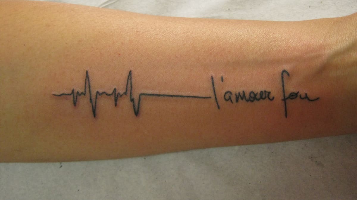 Heartbeat or EKG Line Tattoo Designs and Meanings - HubPages
