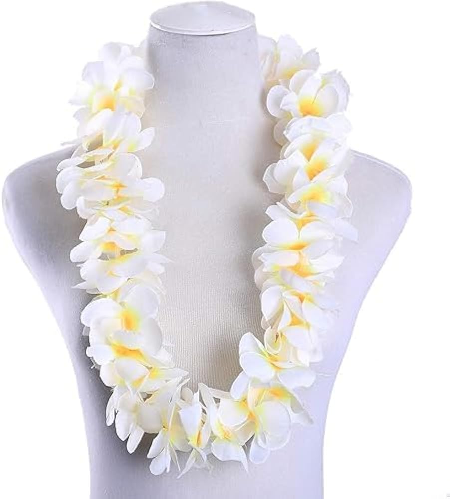Amazon.com: ONEPTY 6PCS Hawaiian Flower Leis Tropical Luau Party ...