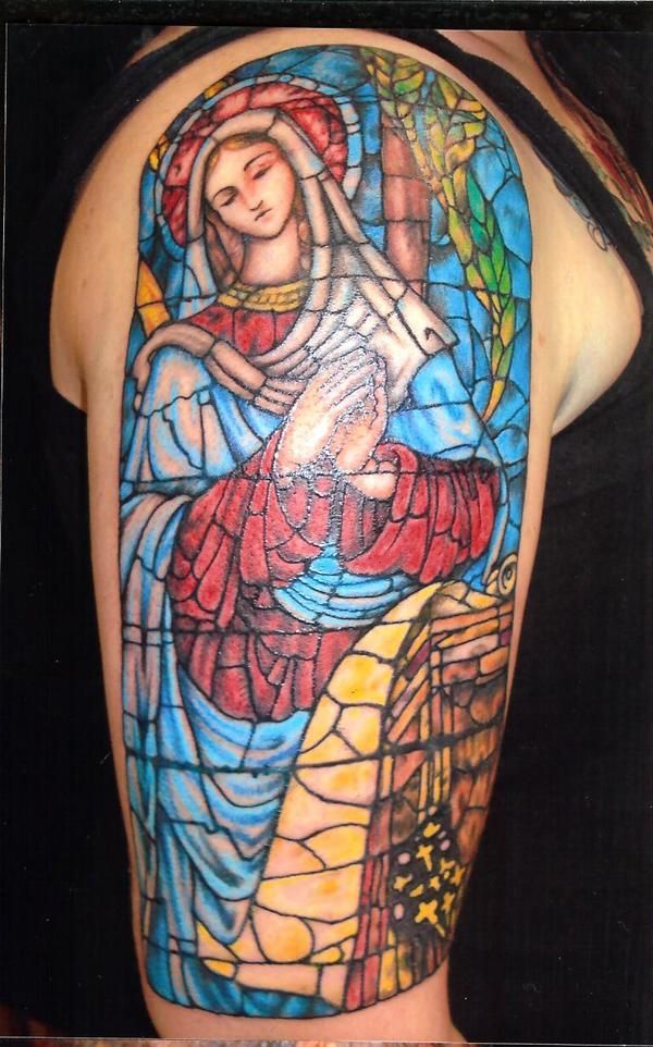 41 Virgin Mary Tattoos With Religious Connections and Meanings ...