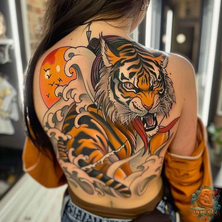 Yokai Japanese Tiger Tattoos: 89 Designs