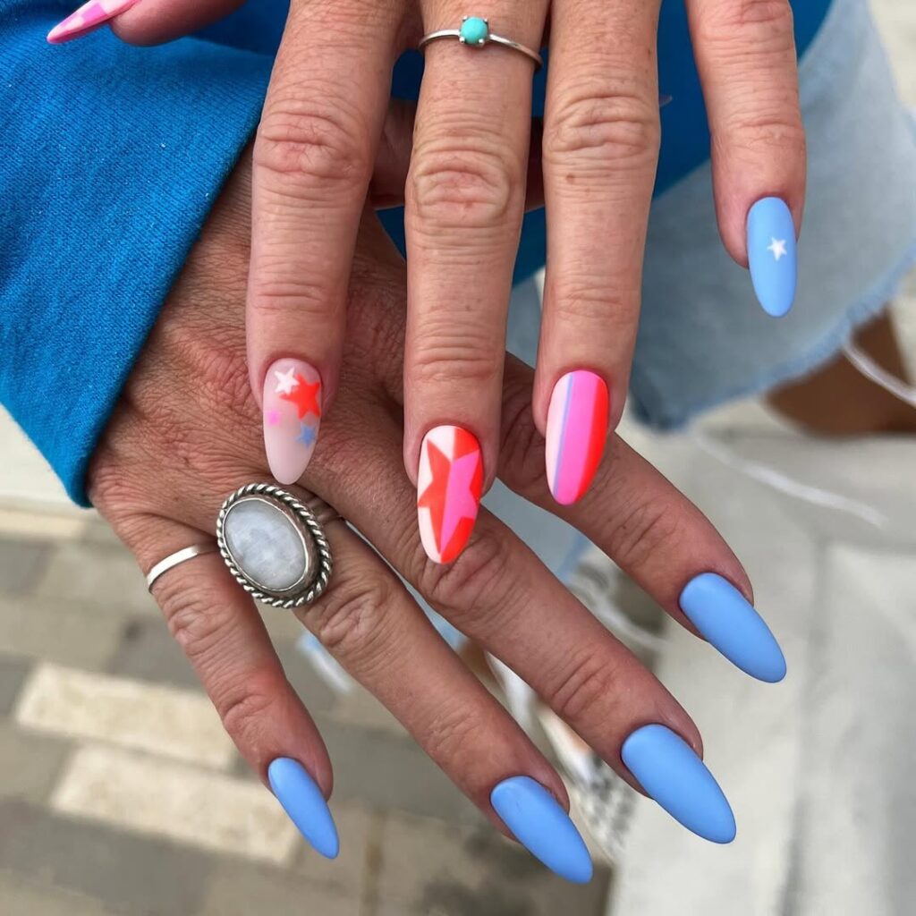 Non Traditional Memorial Day Nails