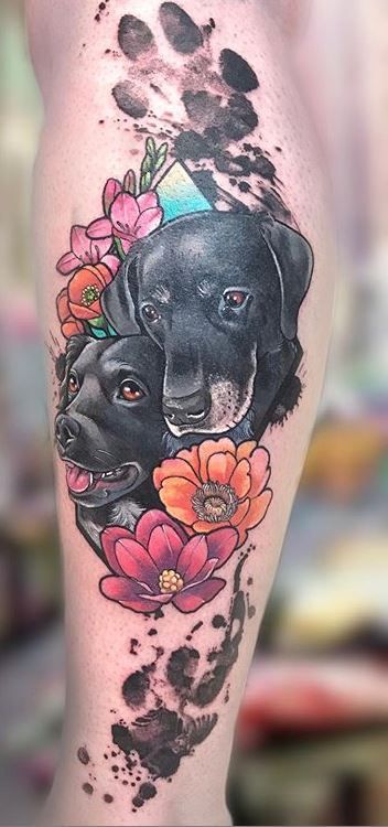 100 Heartwarming Dog Memorial Tattoos and Ideas to Honor Your Dog ...