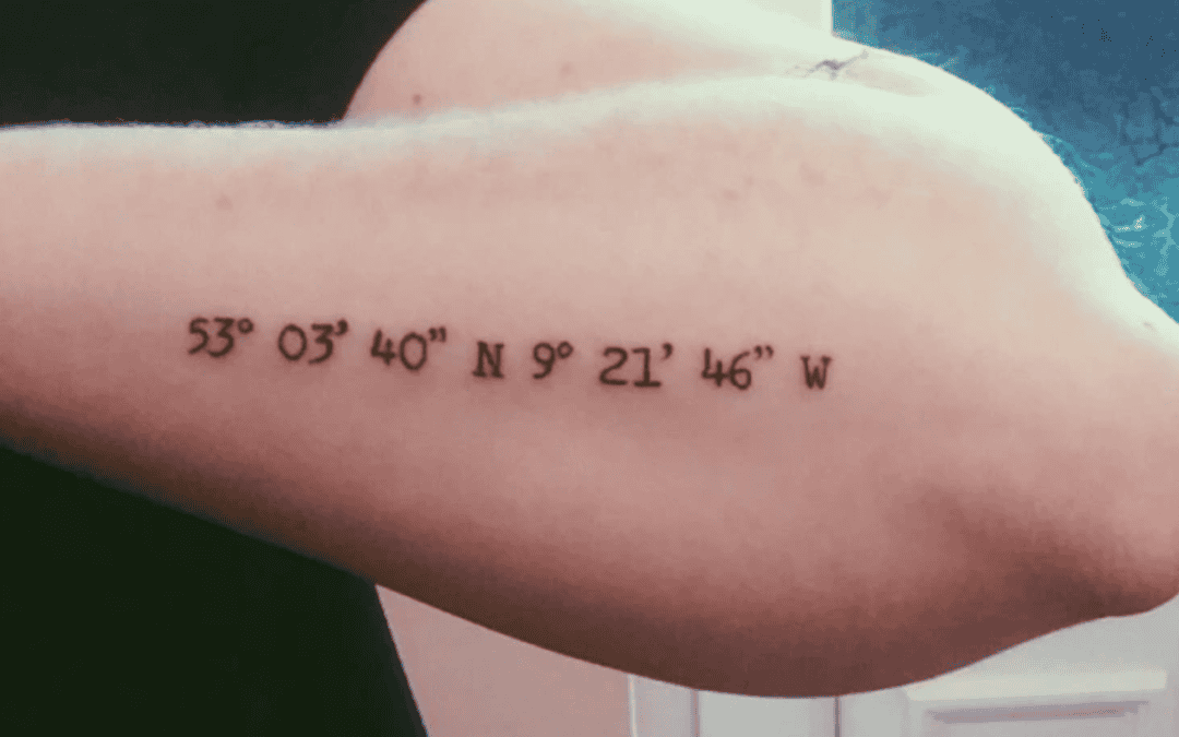 Meaningful Coordinates Tattoos: Marking Significant Locations