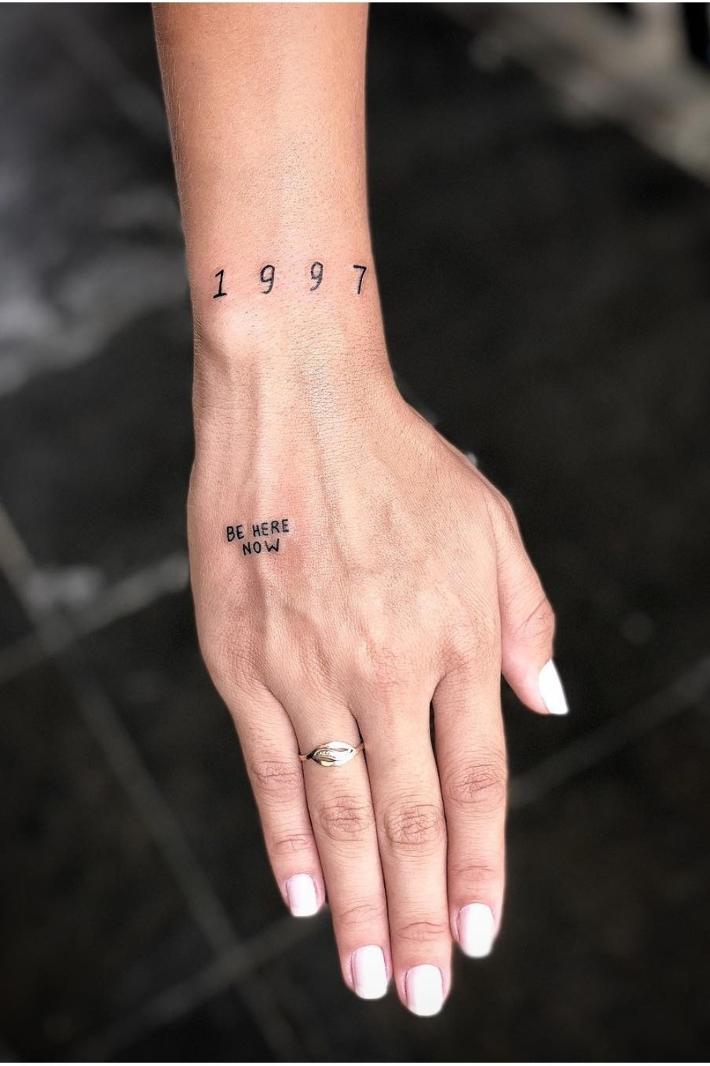 Be here now tattoo