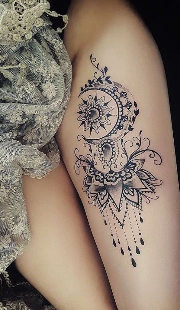 30 Trending Thigh Tattoo Ideas