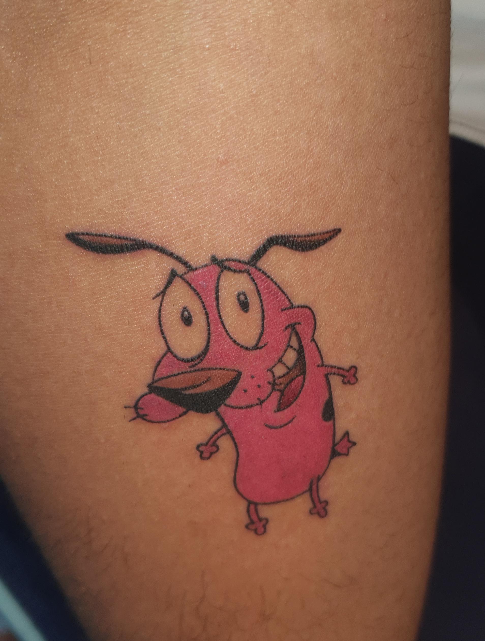 Courage the Cowardly Dog by Hawk Tattoos, New Delhi. My third ...
