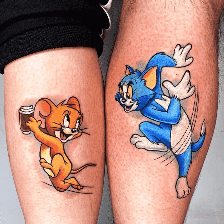 Tom and Jerry Tattoo Design Ideas Images