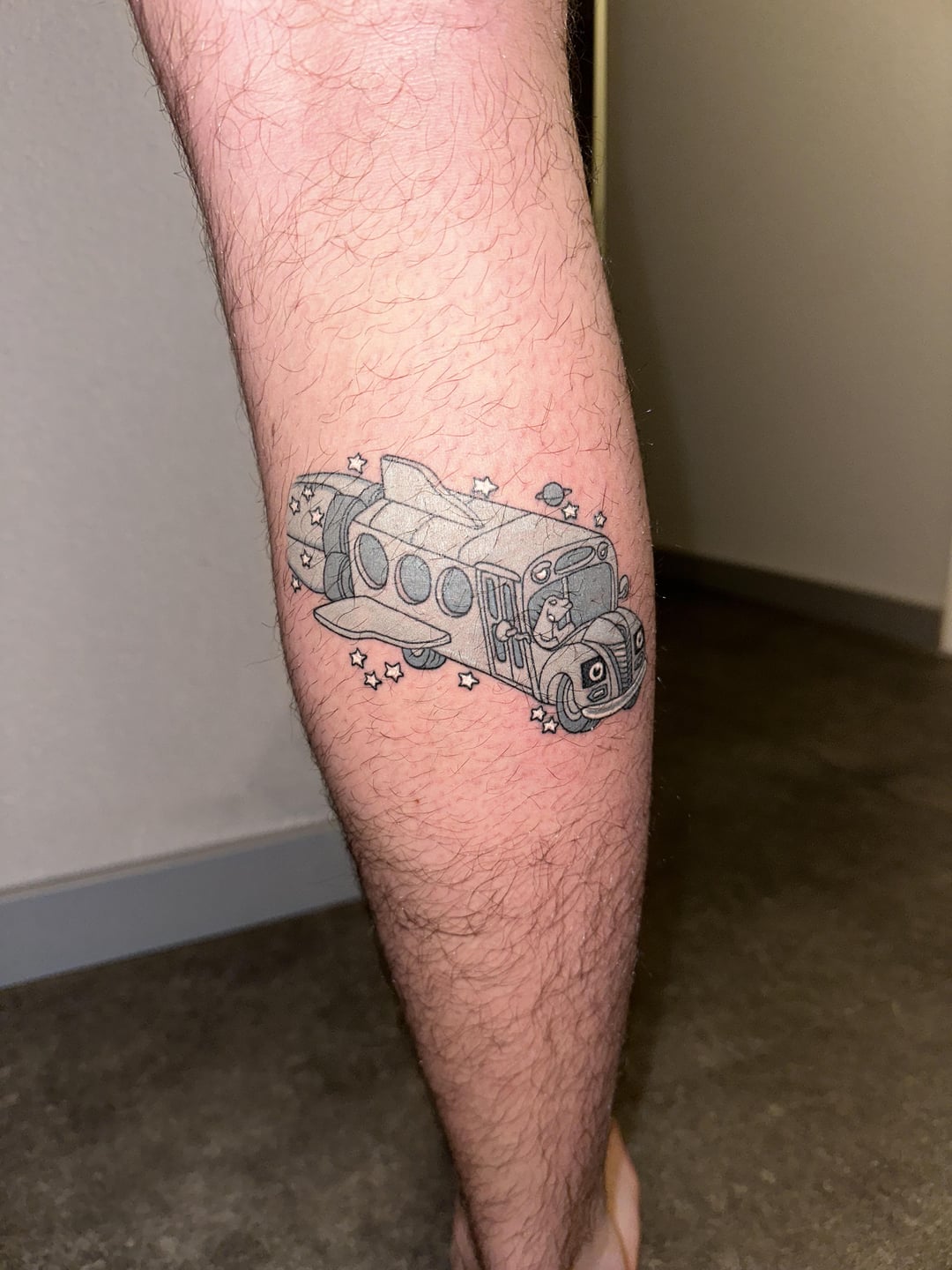 Magic schoolbus tattoo by Henry Sharkbite, the Netherlands : r/tattoos