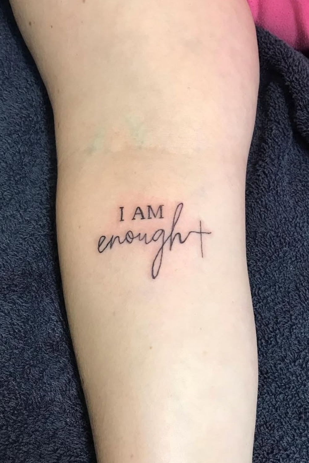 I am enough tattoo