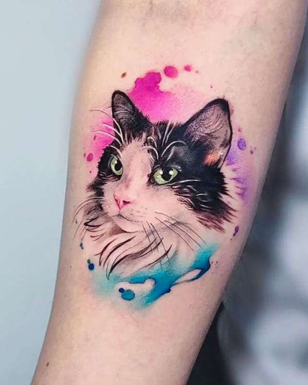 63 Watercolor Tattoos with Meaning - Our Mindful Life