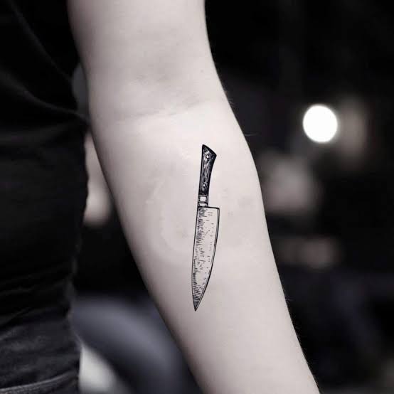 Thinking of getting a chef knife tattoos. Anyone got anything for ...
