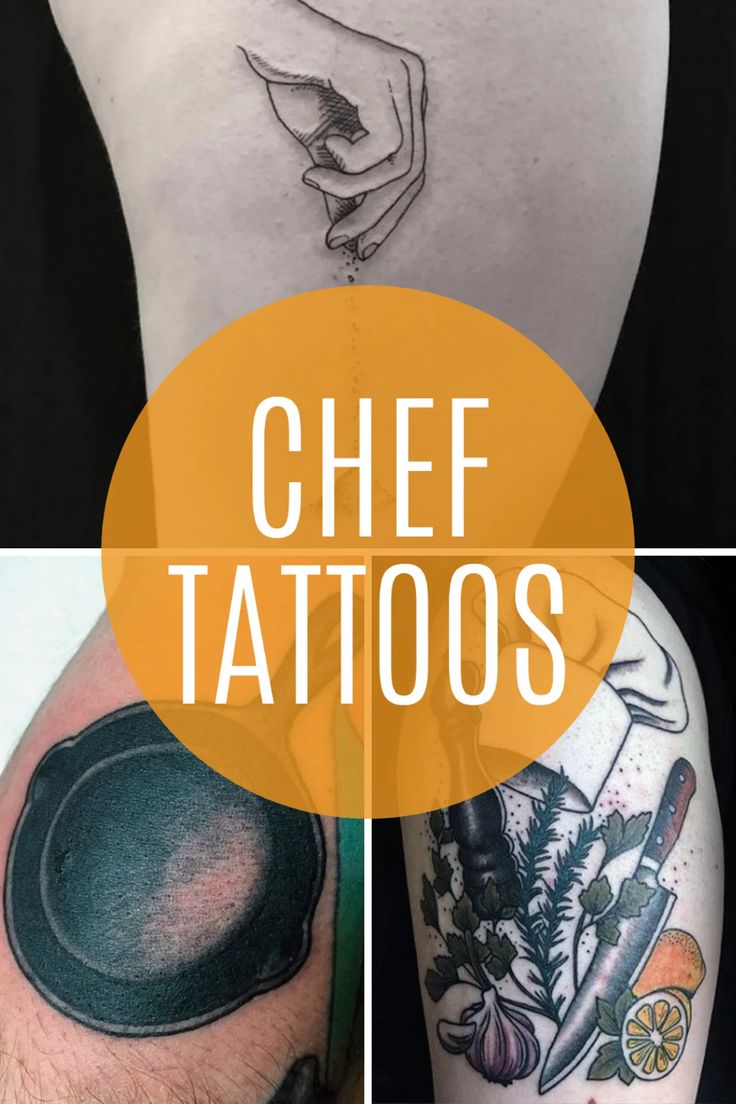 57 Mouth Watering Chef Tattoos + Designs