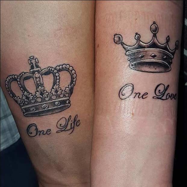 165+ Matching King And Queen Tattoos For Couples (2024)
