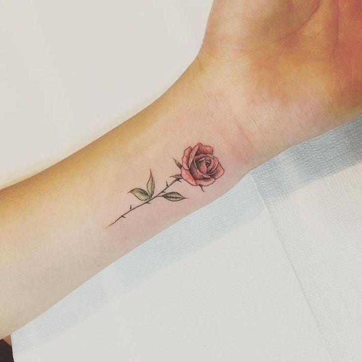 Rose Inner Wrist Tattoos | 26 Best Inner Wrist Tattoos Ideas