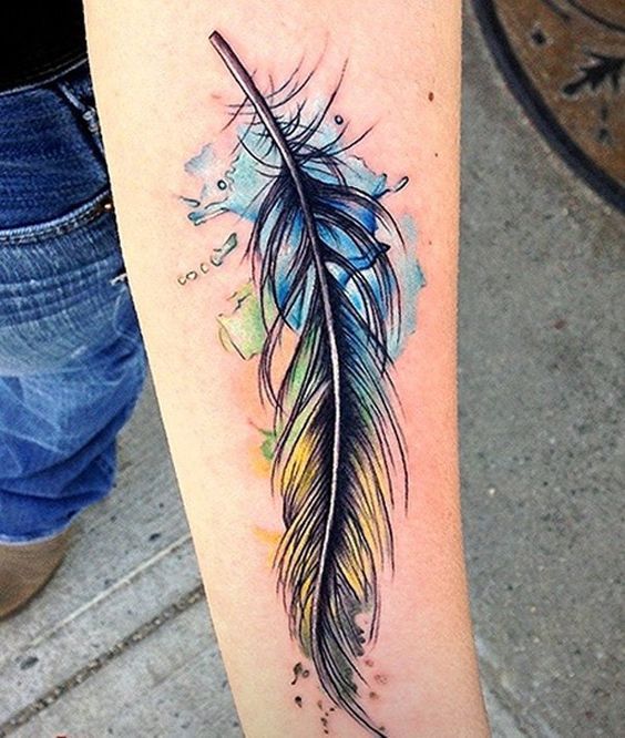 40 Inspiring Feather Tattoos To Show Off Your Creative Spirit ...
