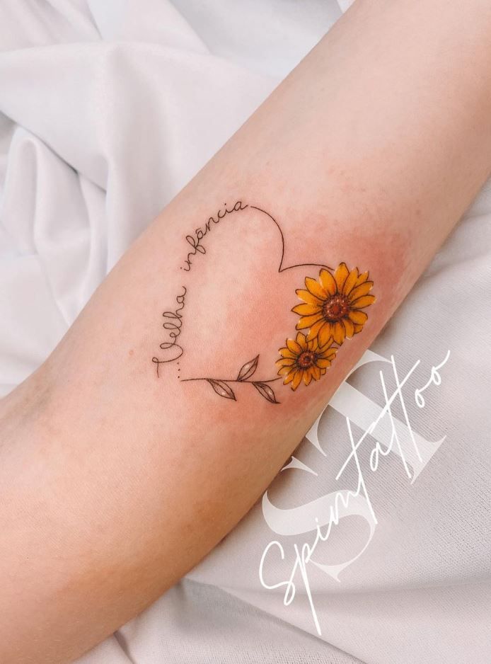 Cute Heart Tattoo