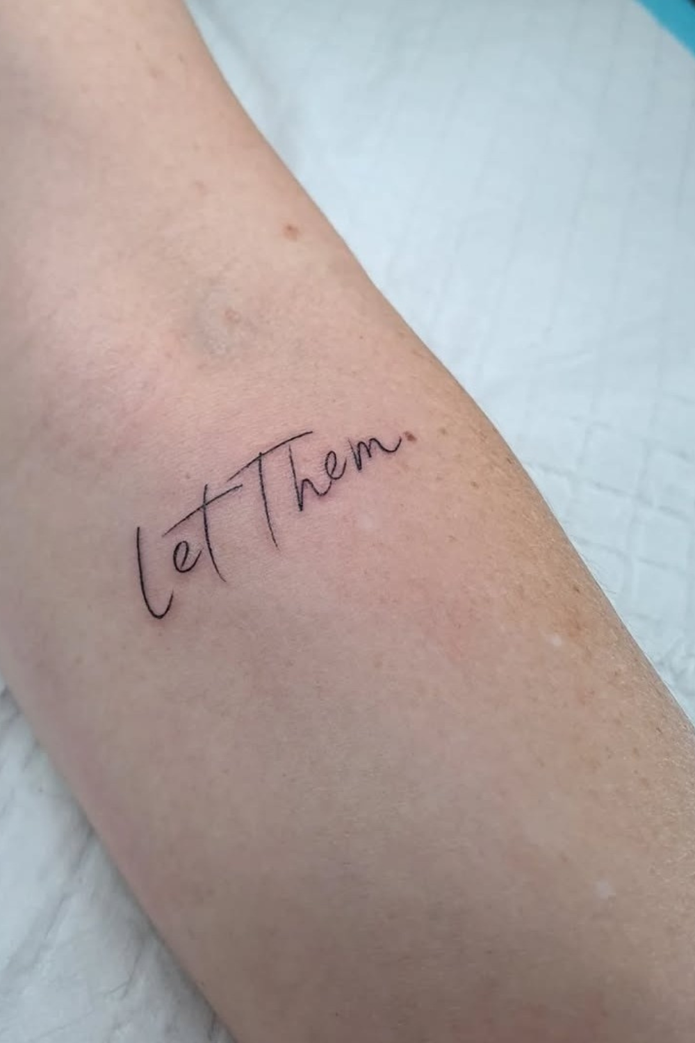 Let Them Tattoos for females