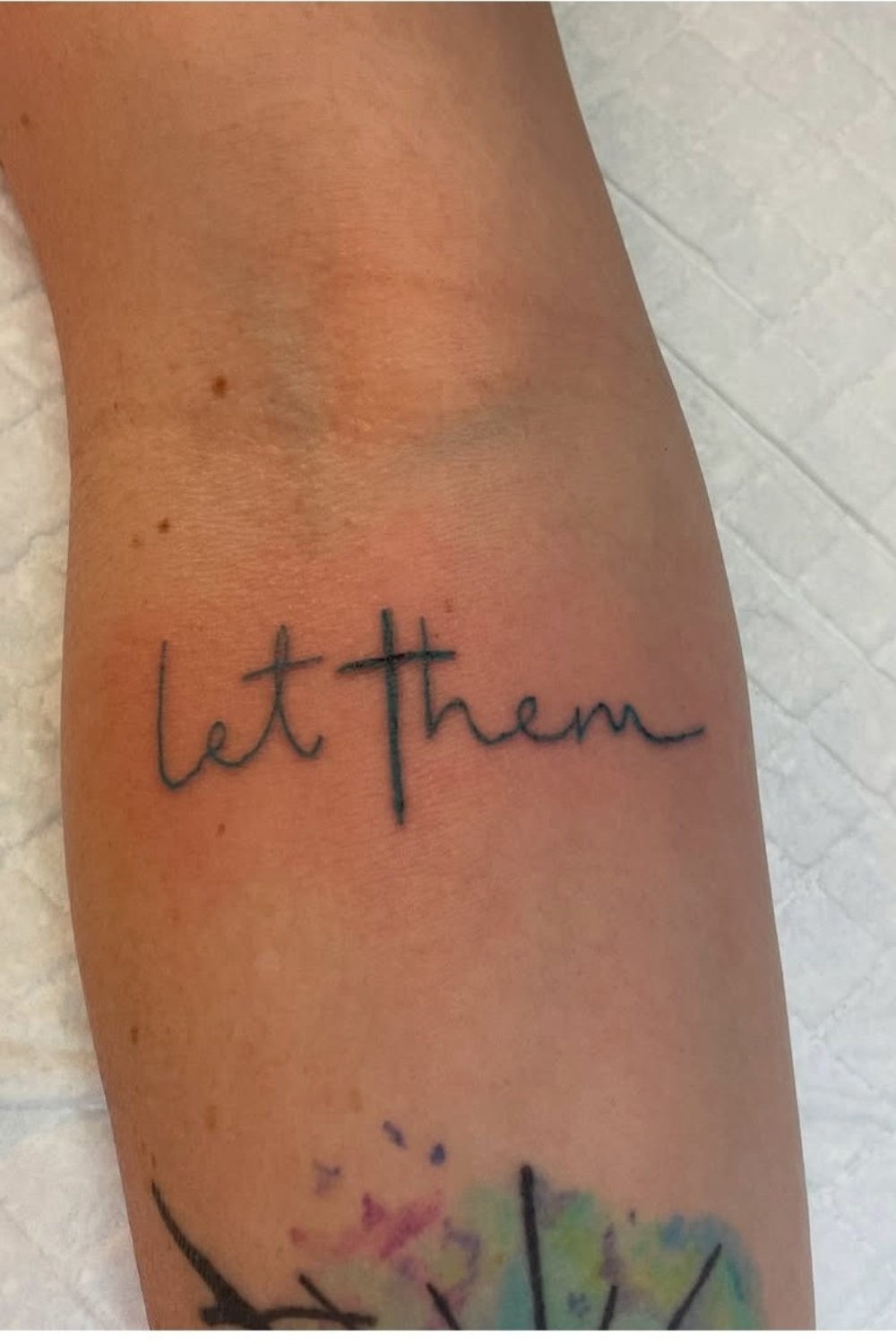 Minimalist Let Them Tattoo