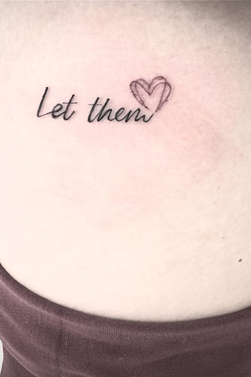 Let Them tattoo for women