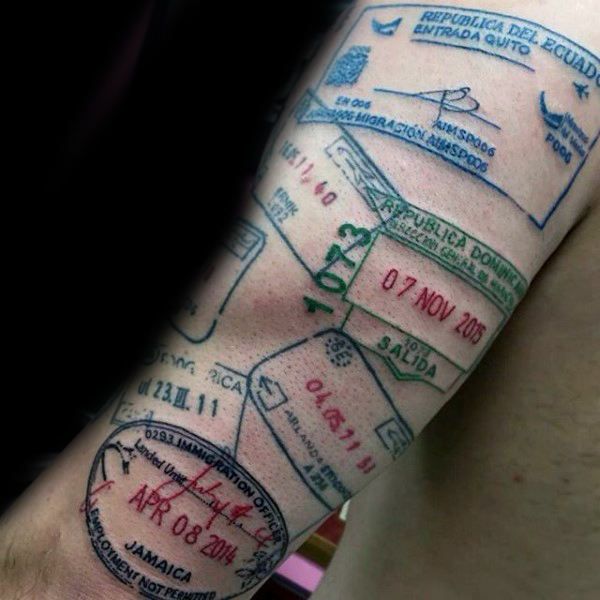 77 Terrific Travel Tattoos for Men [2024 Inspiration Guide]