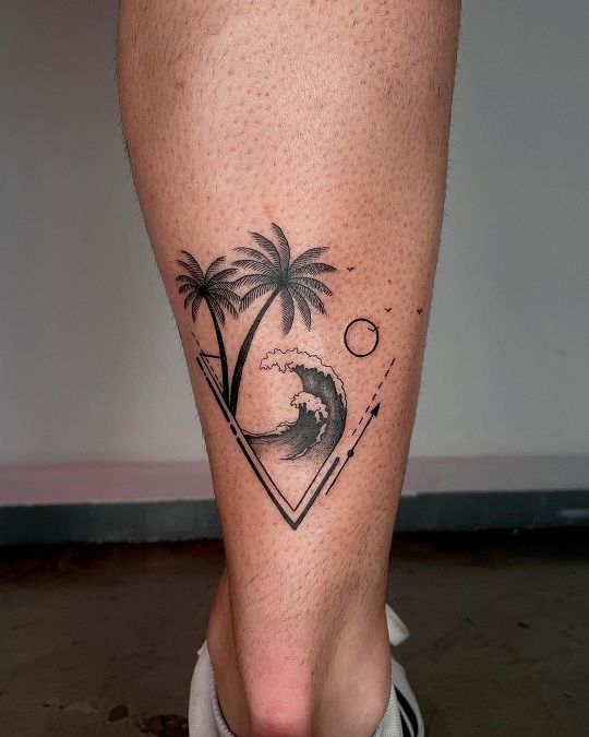 10 Beautiful Palm Tree Tattoo Ideas for the Nature Lover!