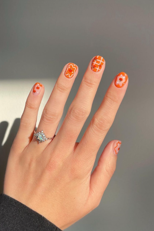 21 Cutest Pumpkin Nails That’ll Make You the It-Girl of Spooky Season