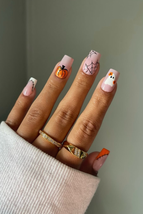 21 Cutest Pumpkin Nails That’ll Make You the It-Girl of Spooky Season