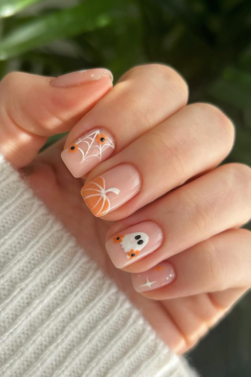 21 Cutest Pumpkin Nails That’ll Make You the It-Girl of Spooky Season