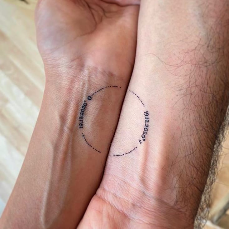 Matching Circle Tattoo