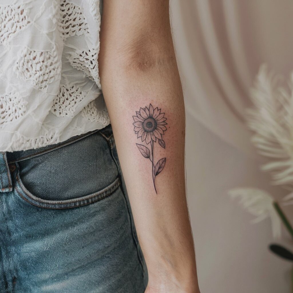 Sunflower Tattoo