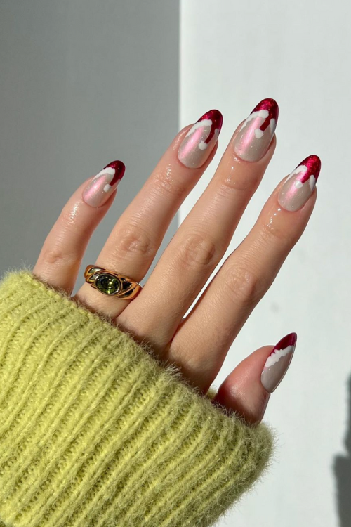 22 Red Christmas Nails So Hot They Outshine Rudolph’s Nose