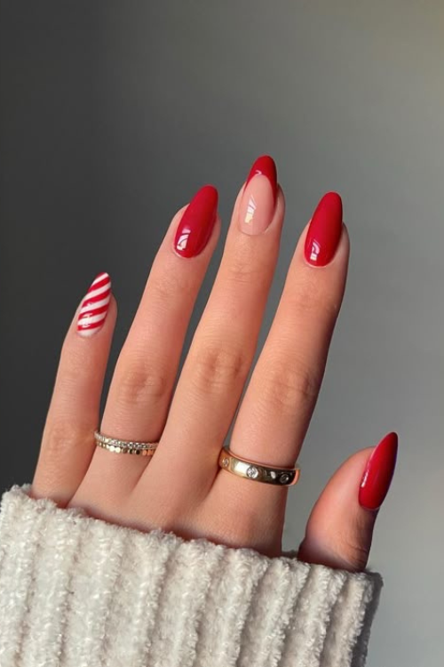22 Red Christmas Nails So Hot They Outshine Rudolph’s Nose