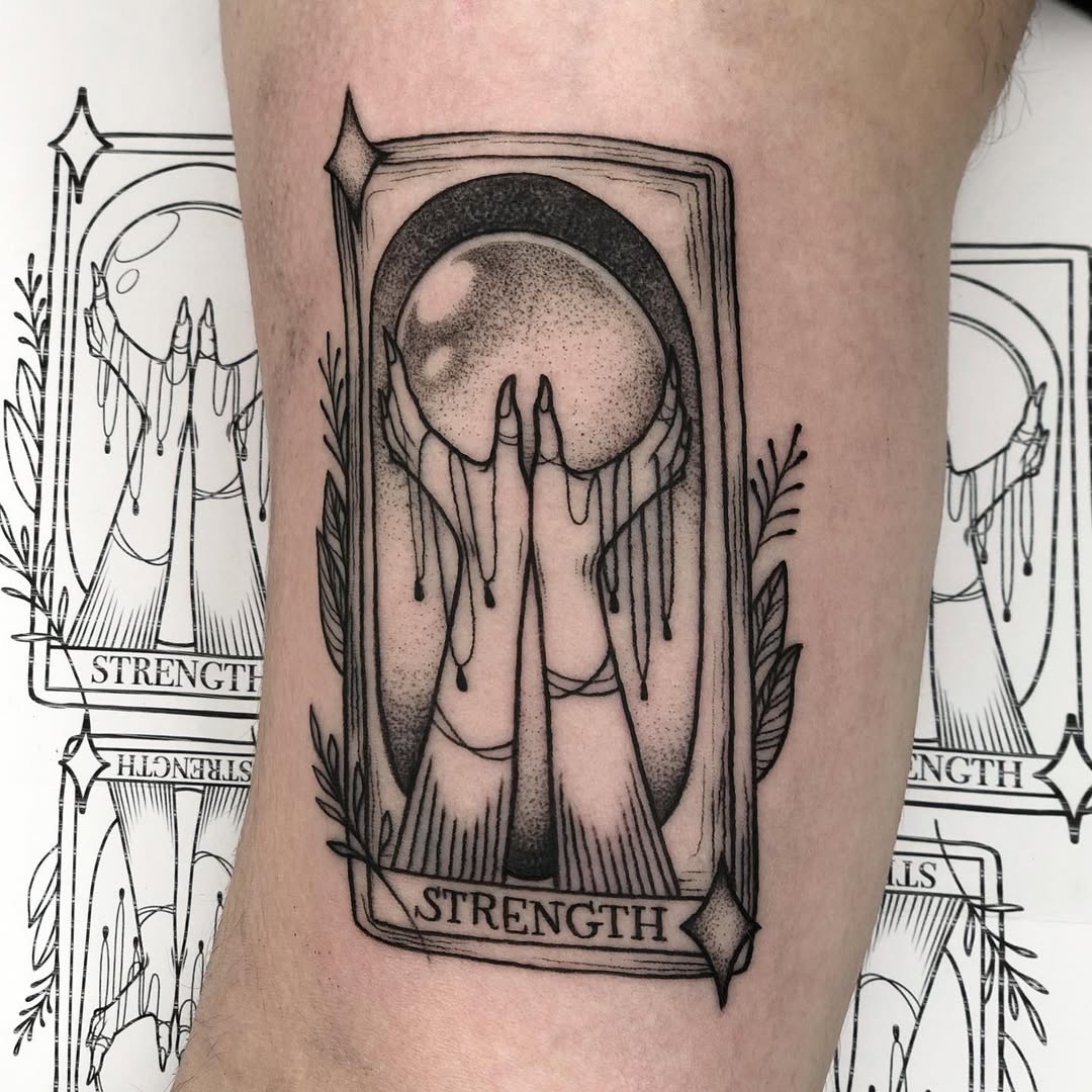 A Unique Take on Strength Tattoos