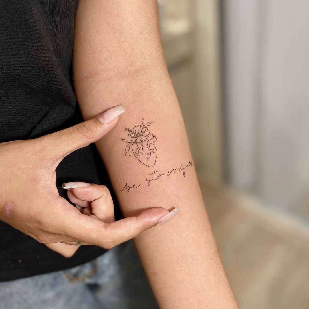 Elegant reminder of inner strength and beauty