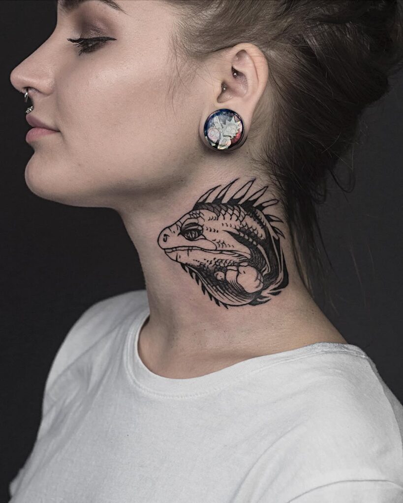 Iguana Pet Tattoo