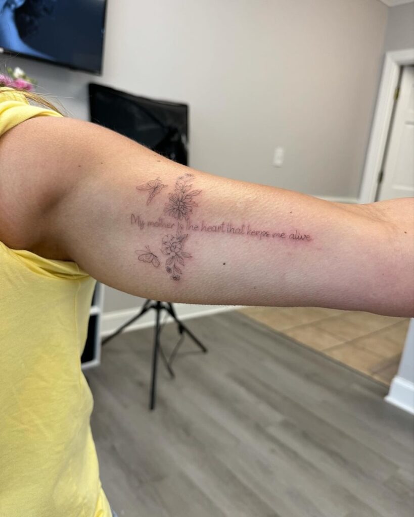 Mom Tribute Tattoo