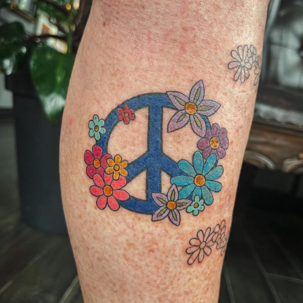 Peace Vibes Tattoo