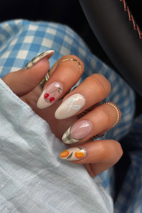 24 Gingham Nails So Cute, Even Blair Waldorf Would Be Jealous