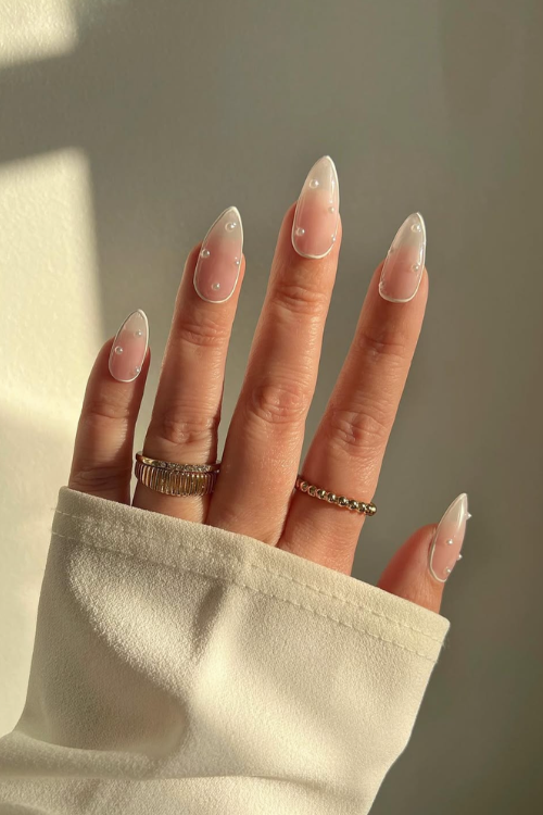 24 Pearl Nails That Look Like Luxury Bottled Into a Mani!