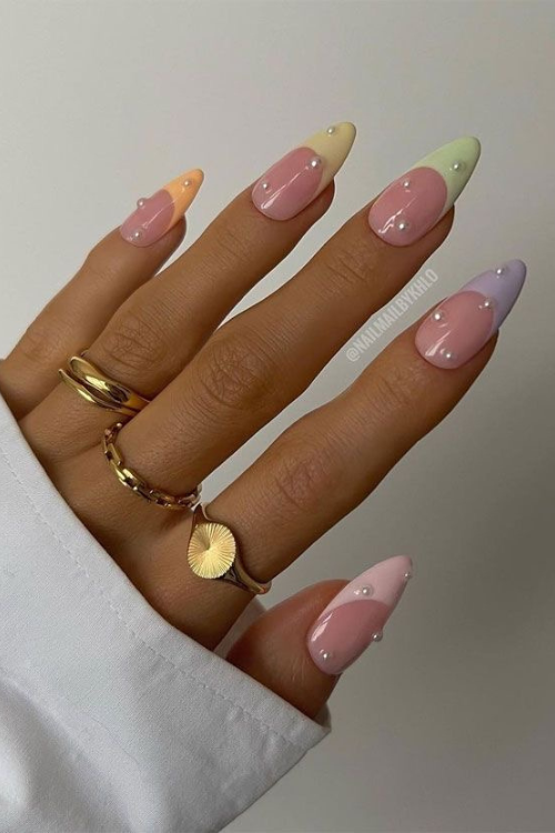 24 Pearl Nails That Look Like Luxury Bottled Into a Mani!
