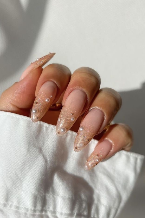 24 Pearl Nails That Look Like Luxury Bottled Into a Mani!