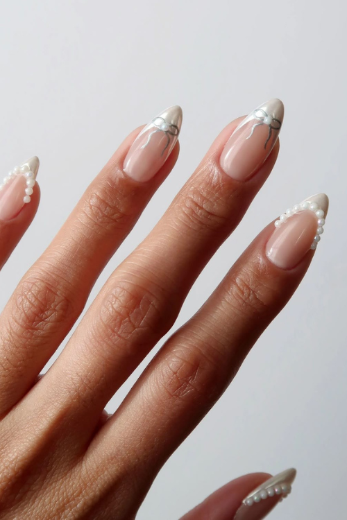 24 Pearl Nails That Look Like Luxury Bottled Into a Mani!
