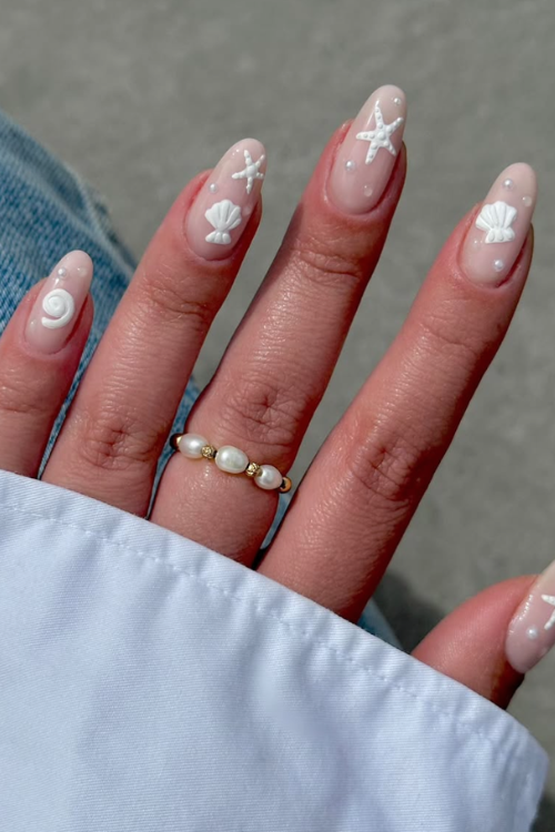 24 Pearl Nails That Look Like Luxury Bottled Into a Mani!