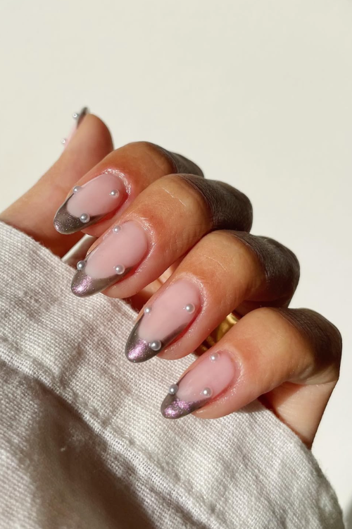 24 Pearl Nails That Look Like Luxury Bottled Into a Mani!