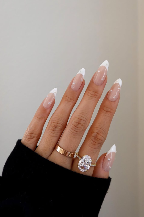 24 Pearl Nails That Look Like Luxury Bottled Into a Mani!