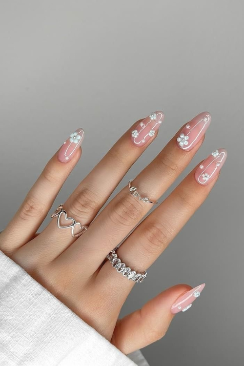24 Pearl Nails That Look Like Luxury Bottled Into a Mani!